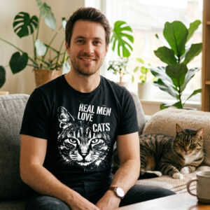 real men love cats t shirt