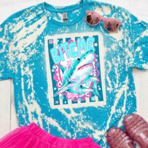 Bite me bleached t shirt