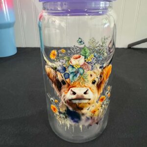 moo moo glass tumbler