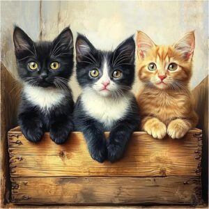 kitties diamond painting