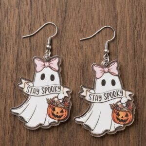 Stay spooky earrings