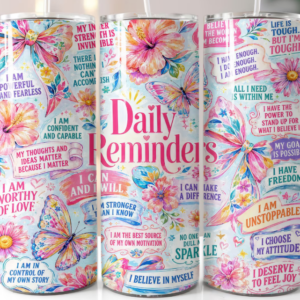 daily reminders tumbler