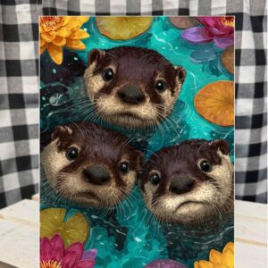 otter's metal sign