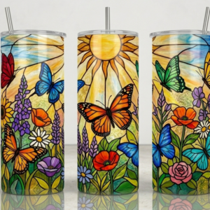 butterfly sun tumbler