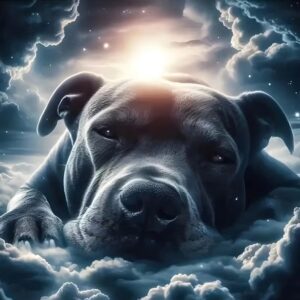 dog in heaven diamond painting
