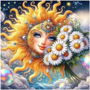sun and daisy's diamond painting