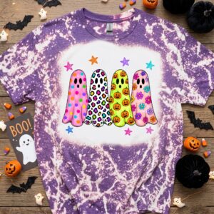 Halloween bleached t shirt