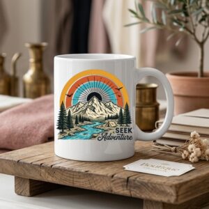 seek adventure mug