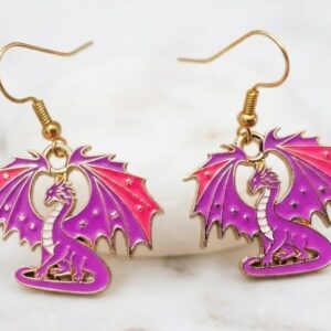 the dragon earrings