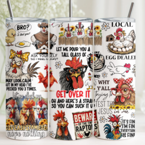 sassy chickens tumbler