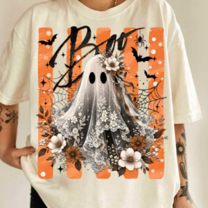 boo lacey ghost t shirt