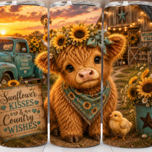 sunflower kisses tumbler
