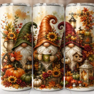 fall gnomes tumbler