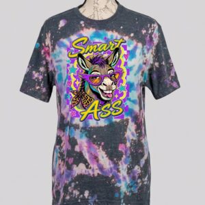 Smart Ass reverse tye dye t shirt