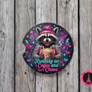 running on coffee coaster