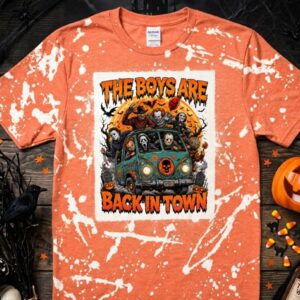 the boys are back bleached t shirt