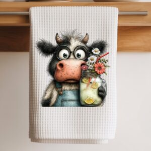 lemonade cow towel