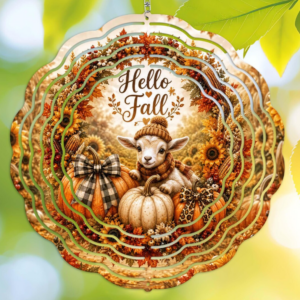 fall goat spinner