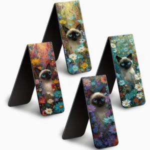 cats magnetic bookmark set