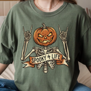 spooky for life t shirt