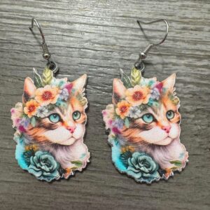 cat earrings