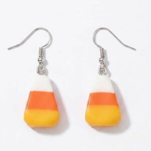 candy corn earrings