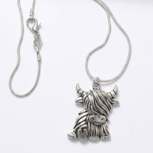 Sweet highland cow necklace