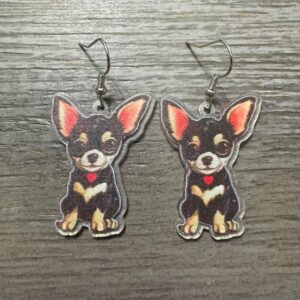 Chihuahua earrings