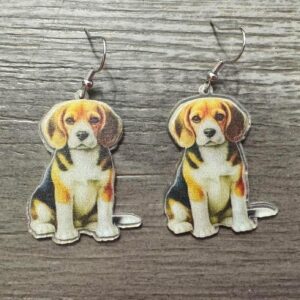 pretty dog earrings