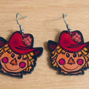 scarecrow earrings