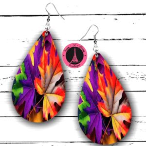 leaves of fall earrings