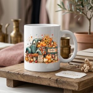 thankful truck mug
