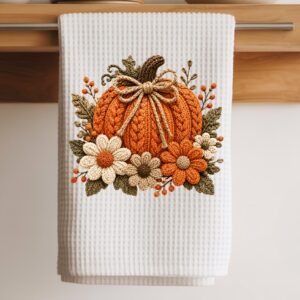 pumpkin pretty towel