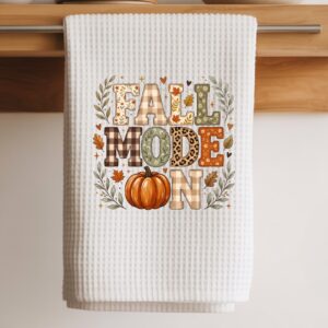 fall mode on towel