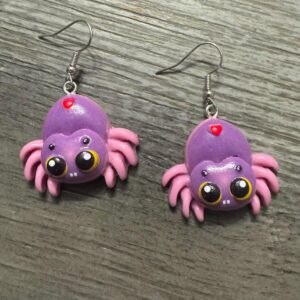spider earrings