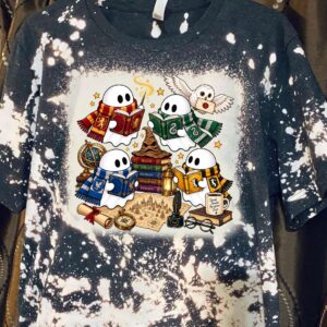 potter ghosts bleached t shirt
