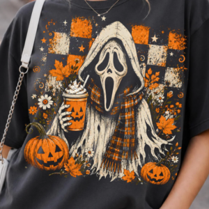 ghost face coffee t shirt