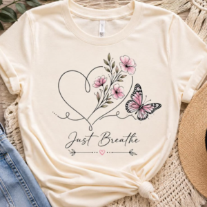 Just breath t shirt