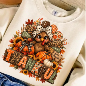 thankful turkey sweatshirt