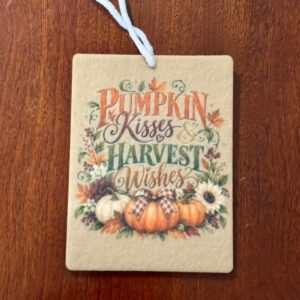 pumpkin kisses air freshener