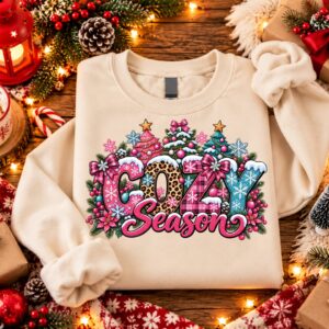 cozy christmas sweatshirt