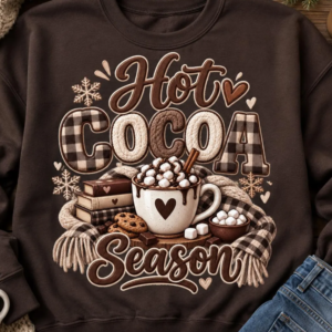 hot cocoa season sweatshirt