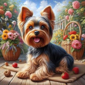 yorkie diamond painting kit