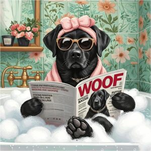 woof diamond painting kit