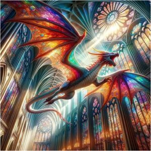 flying dragon diamond painting kit