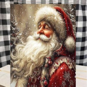 old santa sign