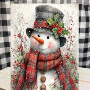 the old snowman sign