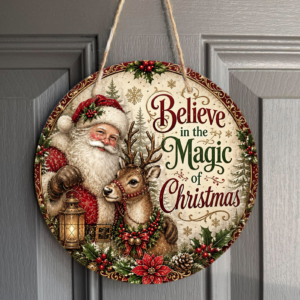 believe in magic round sign